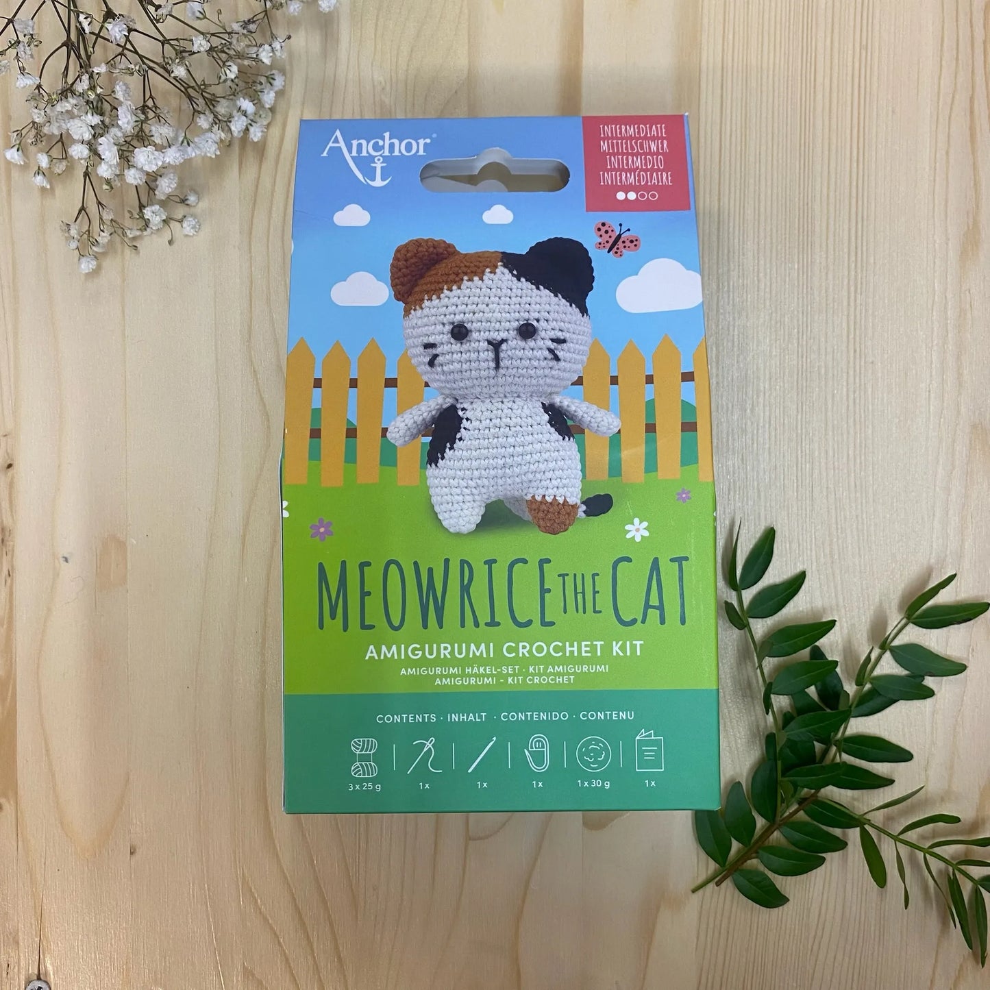 KIT AMIGURUMI - MEOWRICE EL GATO - ANCHOR