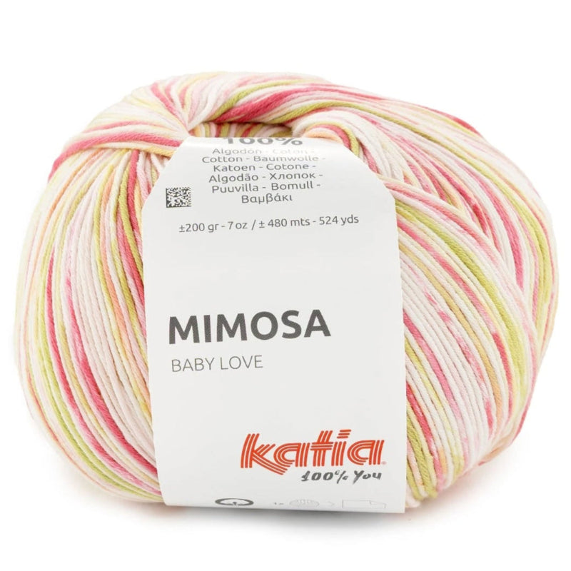 MIMOSA KATIA una lana jaspeada en el color 315.