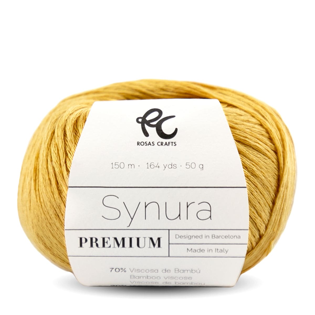 SYURA DE ROSAS CRAFTS PREMIUM - UN OVILLO DE BAMBU PARA TEJER CON UN MATERIAL ECOLOGICO.
