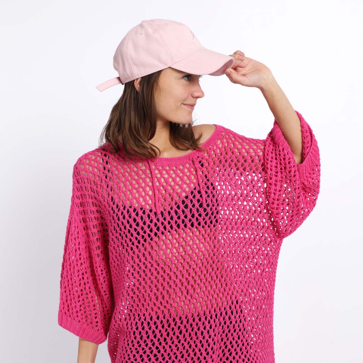 ROSAS CRAFTS PREMIUM NO PRESENTA UN JERSEY CALADO TEJIDO CON SYNURA