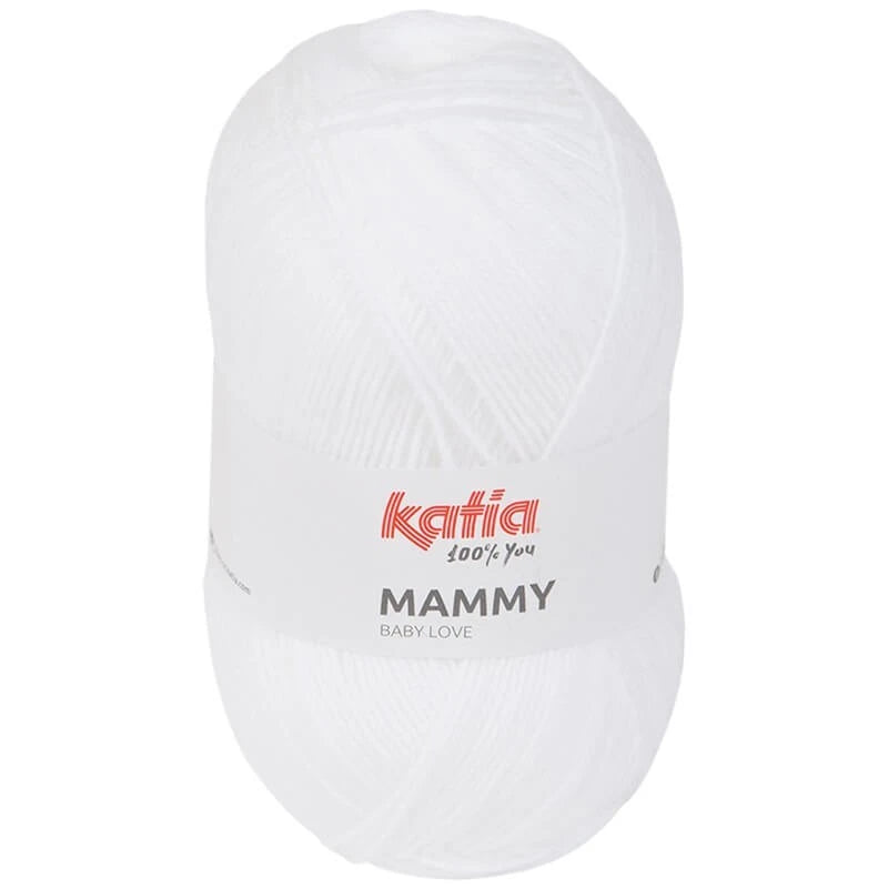 LANA PARA BEBES MAMMY DE KATIA EN COLOR BLANCO 001
