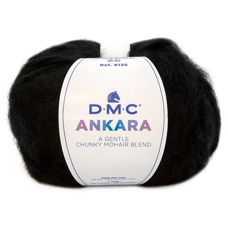 Ovillo de 40% Mohair y 60% acrílico la marca DMC. El modelo es ANKARA en el color 6