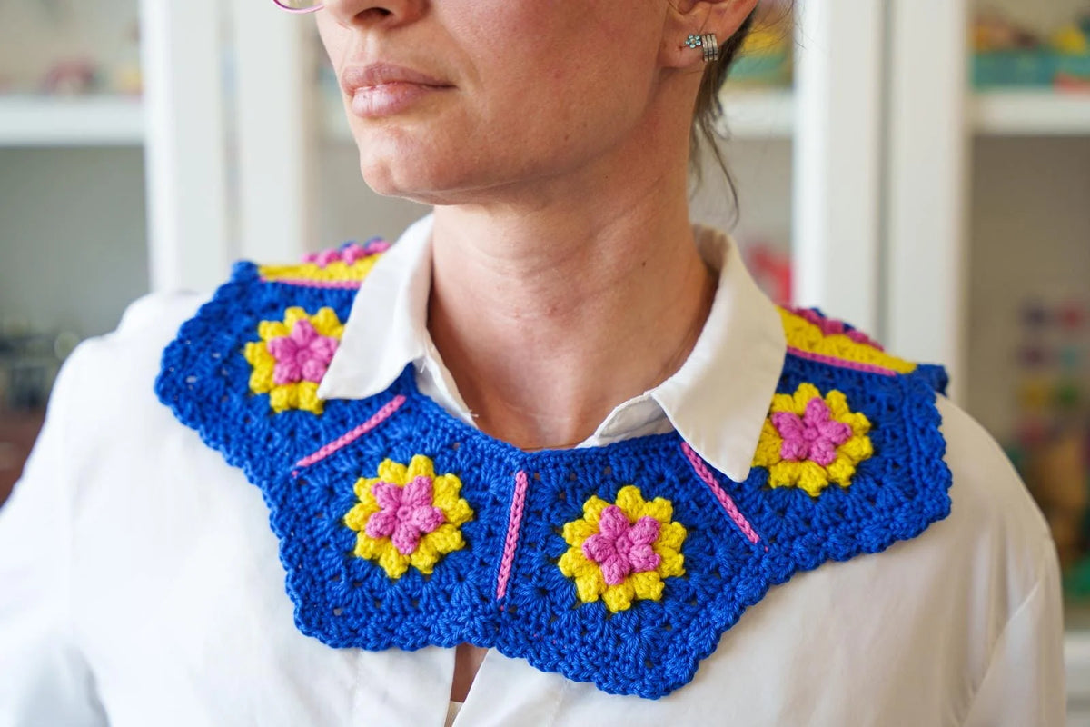 TALLER DE CROCHET - CUELLO DE GRANNY SQUARE 10 DE OCTUBRE