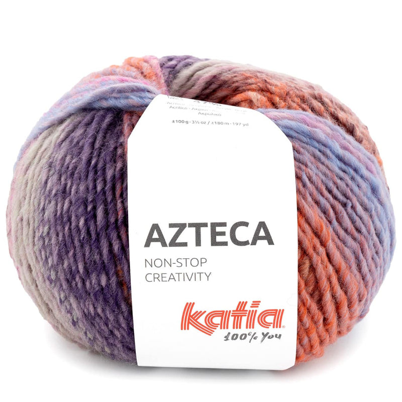EL COLOR 7896 DE AZTECA - KATIA NOS PRESENTA UN COLOR NUEVO, UN JASPEADO ENTRE ROSA, NARANJA y LILA