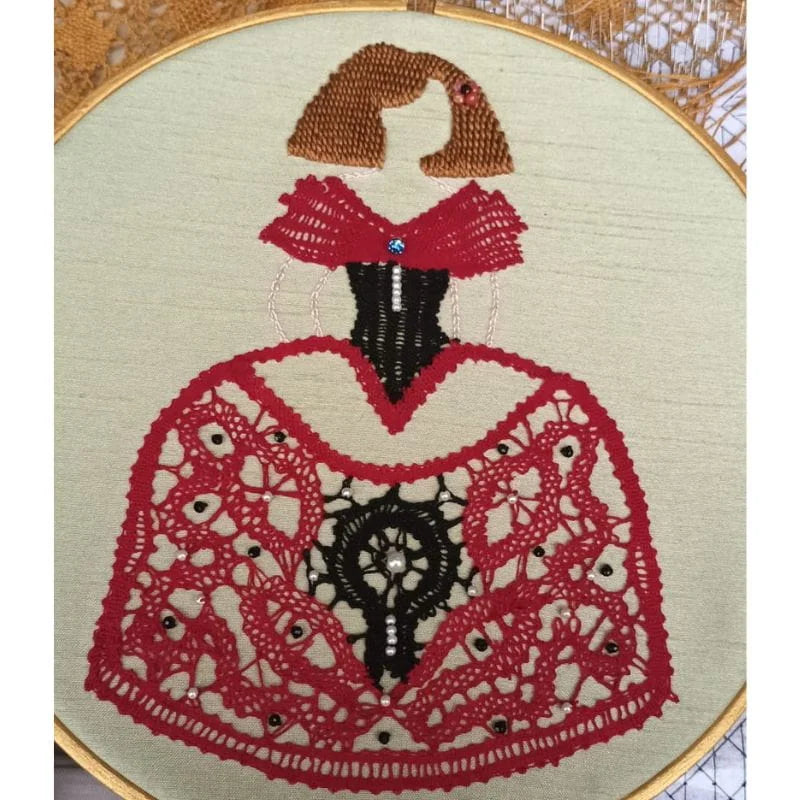 BOLSO TEJIDO POR ALUMNA EN EL CURSO DE CROCHET