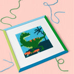 KIT DE TAPICERIA - DIDIER EL DINOSAURIO - DMC