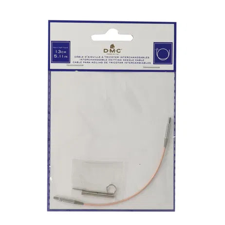 CABLE PARA AGUJAS INTERCAMBIABLES DMC - ROSE GOLD