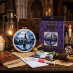Kit de punch needle Harry Potter Castillo de Hogwarts de DMC con bastidor, hilos y aguja