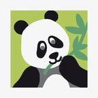 KIT DE BORDADO MEDIO PUNTO - EL OSO PANDA- DMC