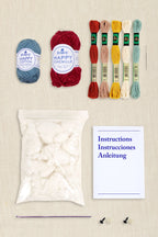 KIT DE AMIGURUMI - EL BUHO EN EL HUERTO