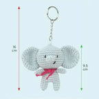 KIT LLAVERO MINI AMIGURUMI - ELI EL ELEFANTE - ANCHOR