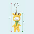 KIT LLAVERO MINI AMIGURUMI - GIGI LA JIRAFA - ANCHOR