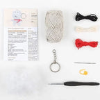 KIT LLAVERO MINI AMIGURUMI - HANK EL HIPOPOTAMO - ANCHOR