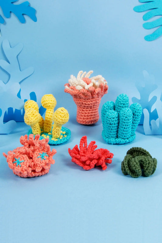 KIT DE AMIGURUMI - CORALES