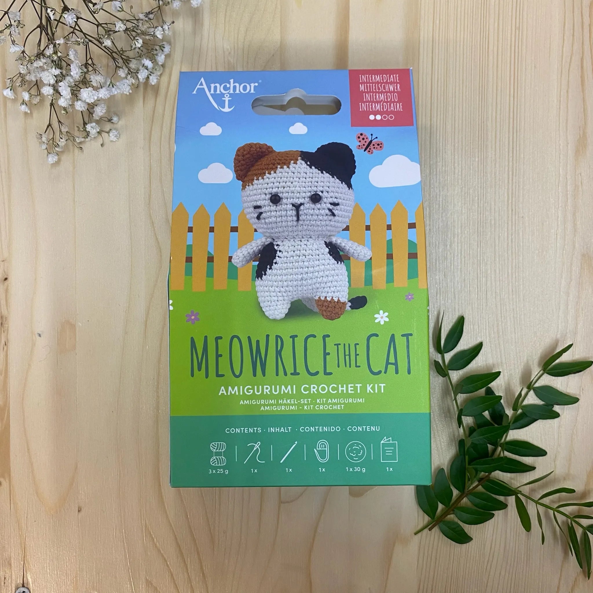 KIT AMIGURUMI - MEOWRICE EL GATO - ANCHOR