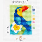 KIT DE BORDADO MEDIO PUNTO - EL TUCAN - DMC