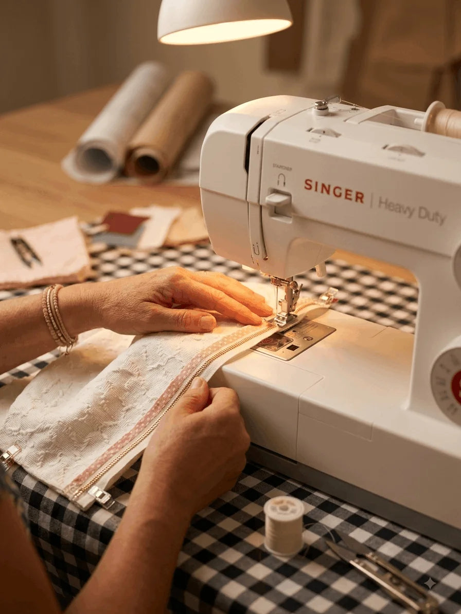 MANOS-COSIENDO-EN-EL-CURSO-DE-COSTURA-CON-UNA-MAQUINA-SINGER