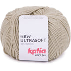 COLOR BEIGE CON UN LIGERO TOQUE GRISACEO DE LA LANA NEW ULTRASOFT DE KATIA