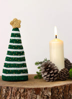 Árbol de Navidad para tejer a crochet. Disfruta del patrón en la revista navideña a crochet a sparkling christmas