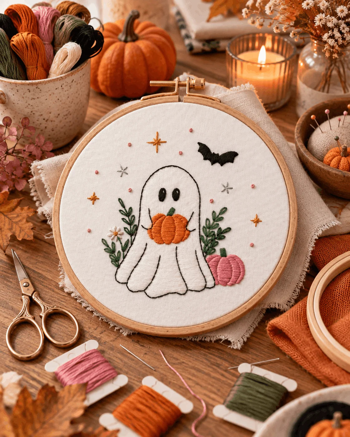 BORDADO DE HALLOWEEN EL 24 DE OCTUBRE