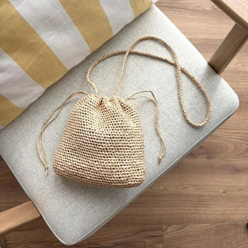 CROCHET BOLSO RAFIA (20 DE JUNIO)