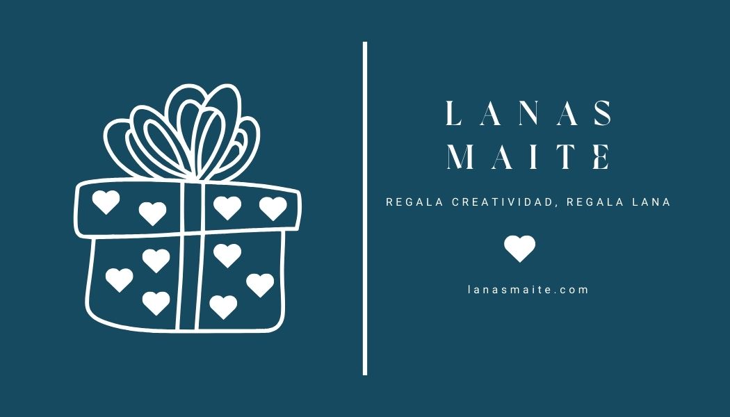 Tarjeta regalo Lanas Maite: la TARJETA REGALO LANA perfecta para regalar creatividad