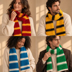 GRYFFINDOR, SLYTHERIN, RAVENCLAW o HUFFLEPUFF - LAS BUFANDAS DE HARRY POTTER TEJIDAS
