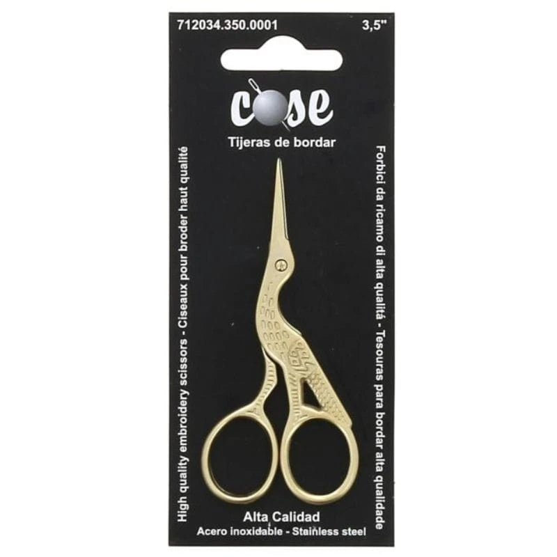 TIJERA CIGÜEÑA PARA BORDAR