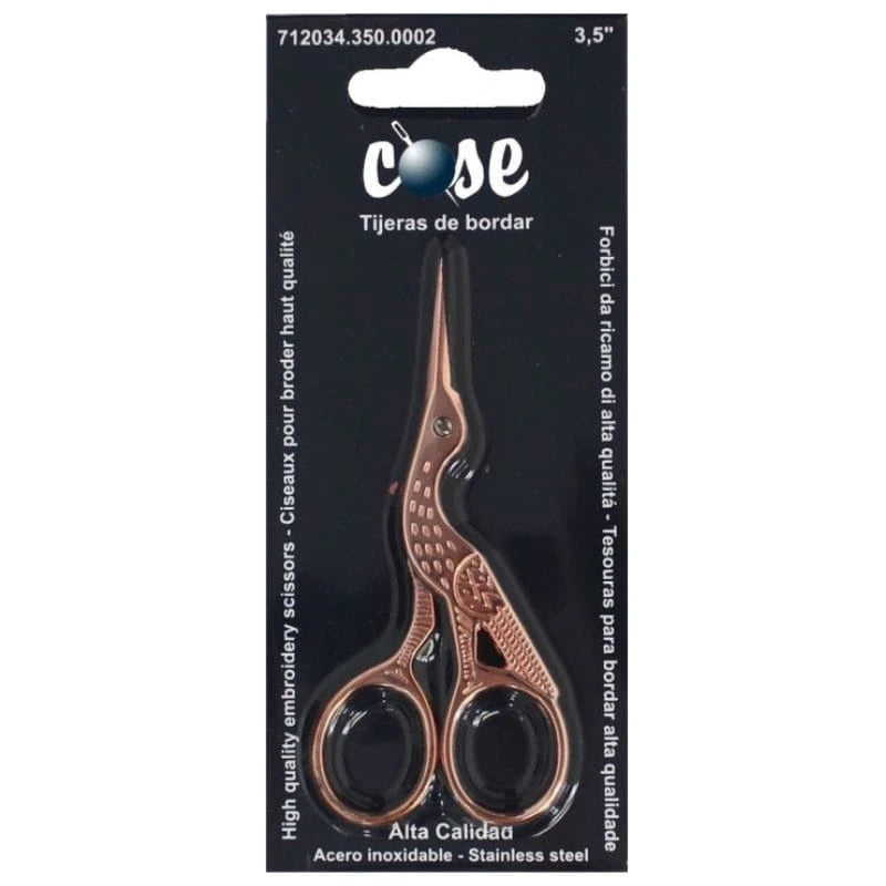 TIJERA CIGÜEÑA PARA BORDAR