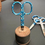 Tijeras de bordado con diseño