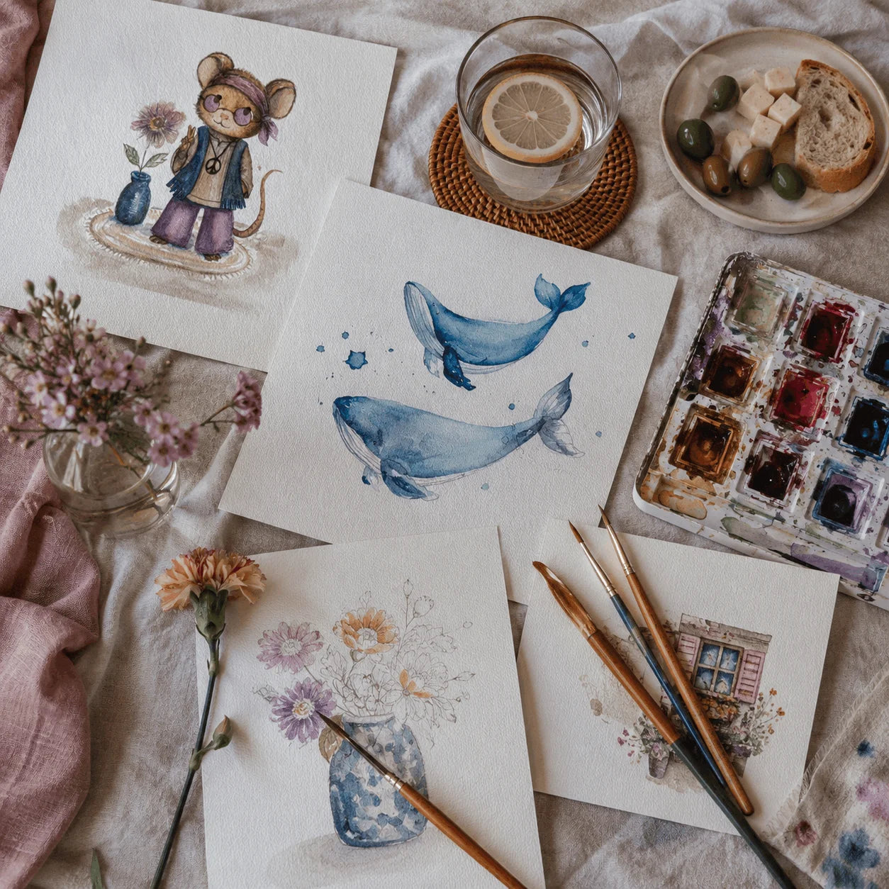 ILUSTRACIONES ACUERELA (27 JUNIO)
