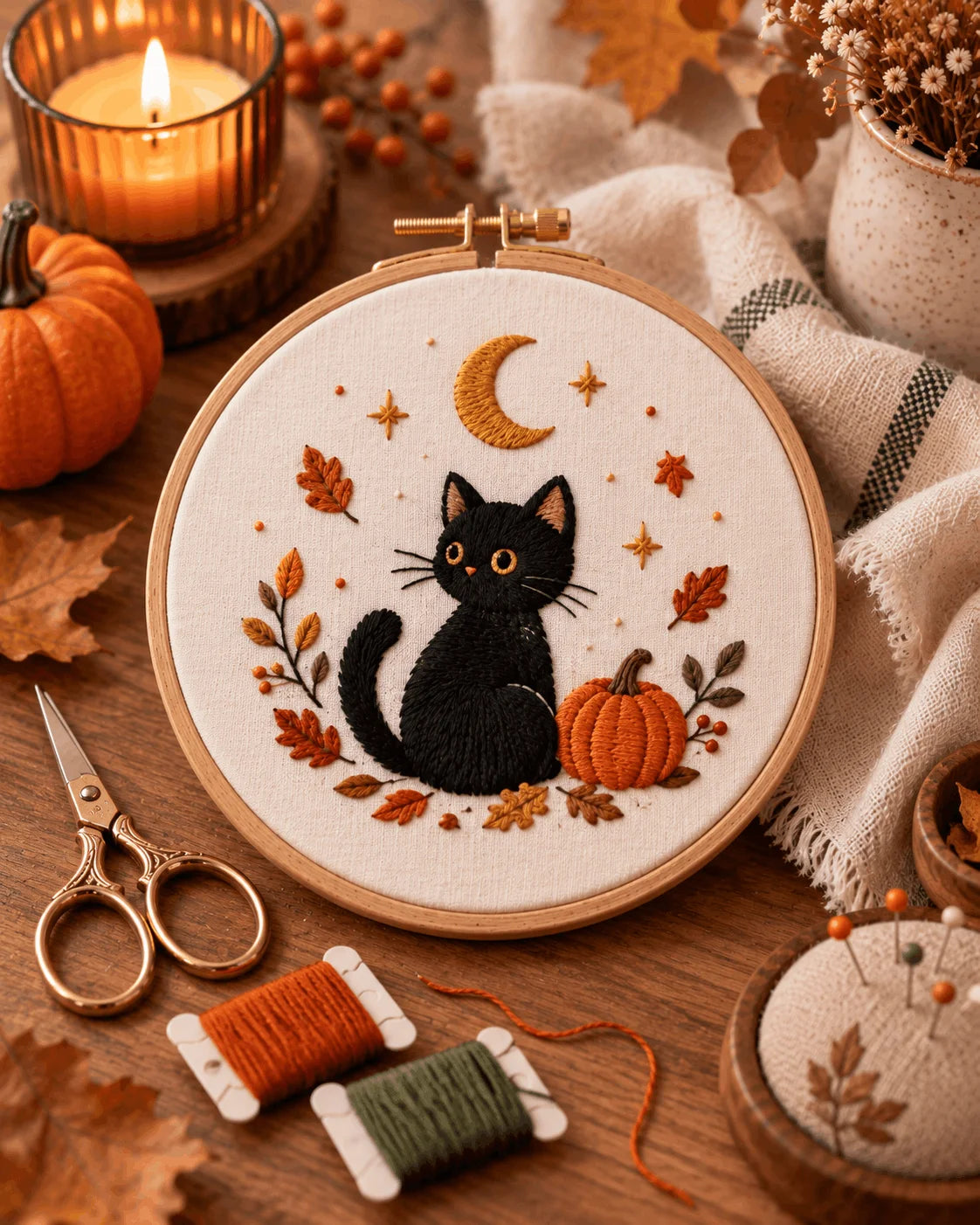 BORDADO DE HALLOWEEN EL 24 DE OCTUBRE