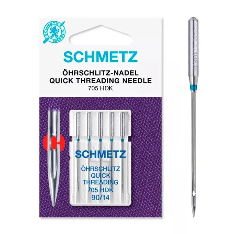 Aguja para maquina de enhebrado facil Schmetz