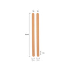 FAUX LEATHER BAG HANDLES 35 CM