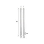 FAUX LEATHER BAG HANDLES 35 CM