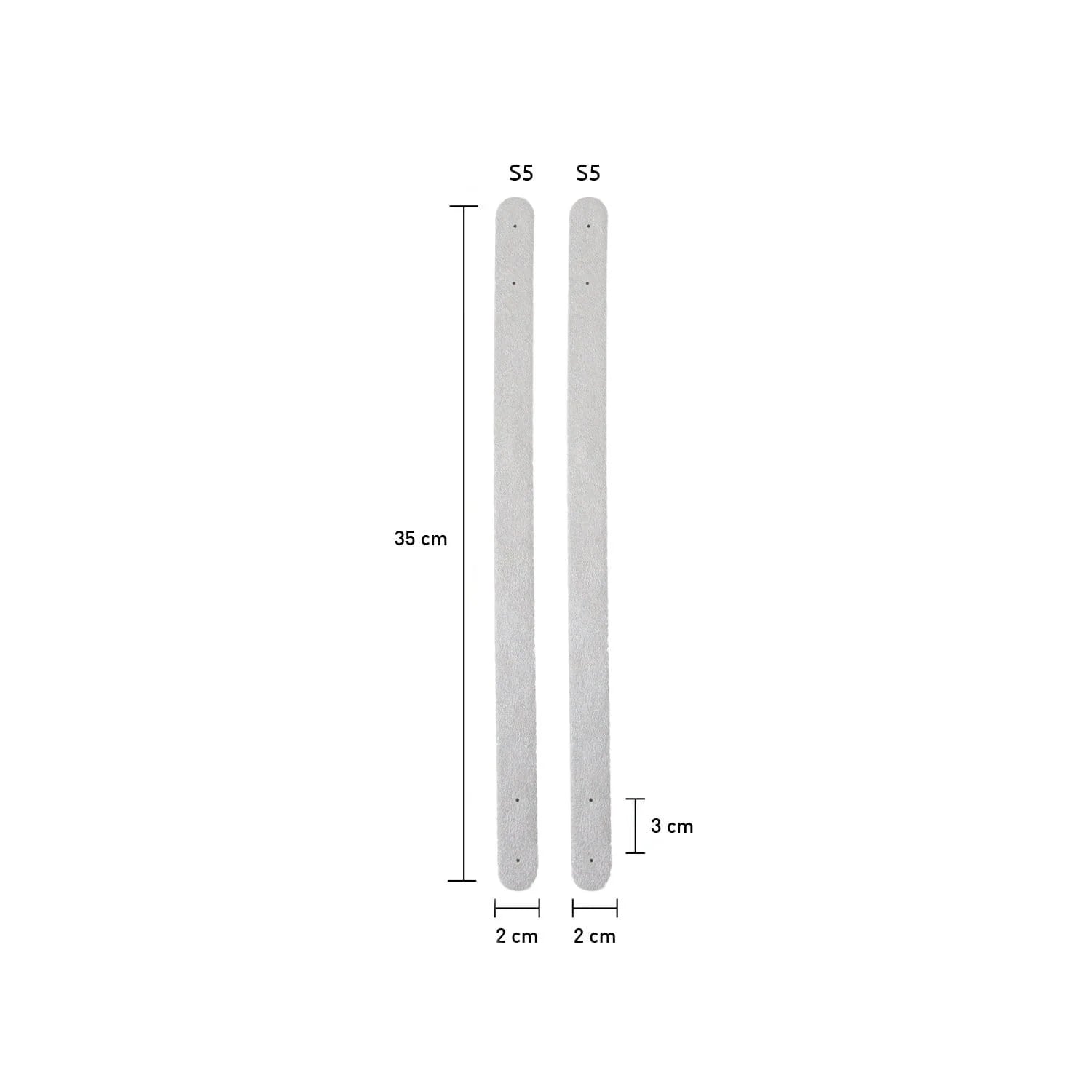 FAUX LEATHER BAG HANDLES 35 CM