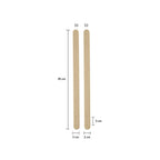FAUX LEATHER BAG HANDLES 35 CM