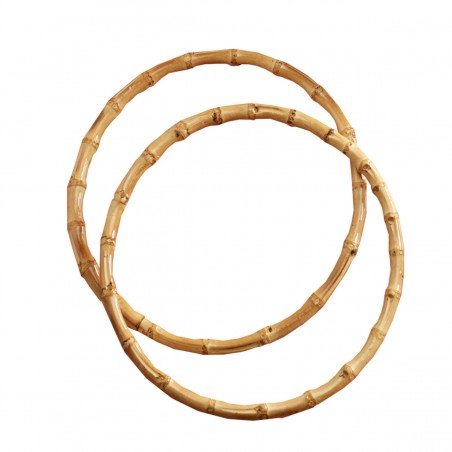 ASAS REDONDAS DE BAMBU PARA BOLSOS