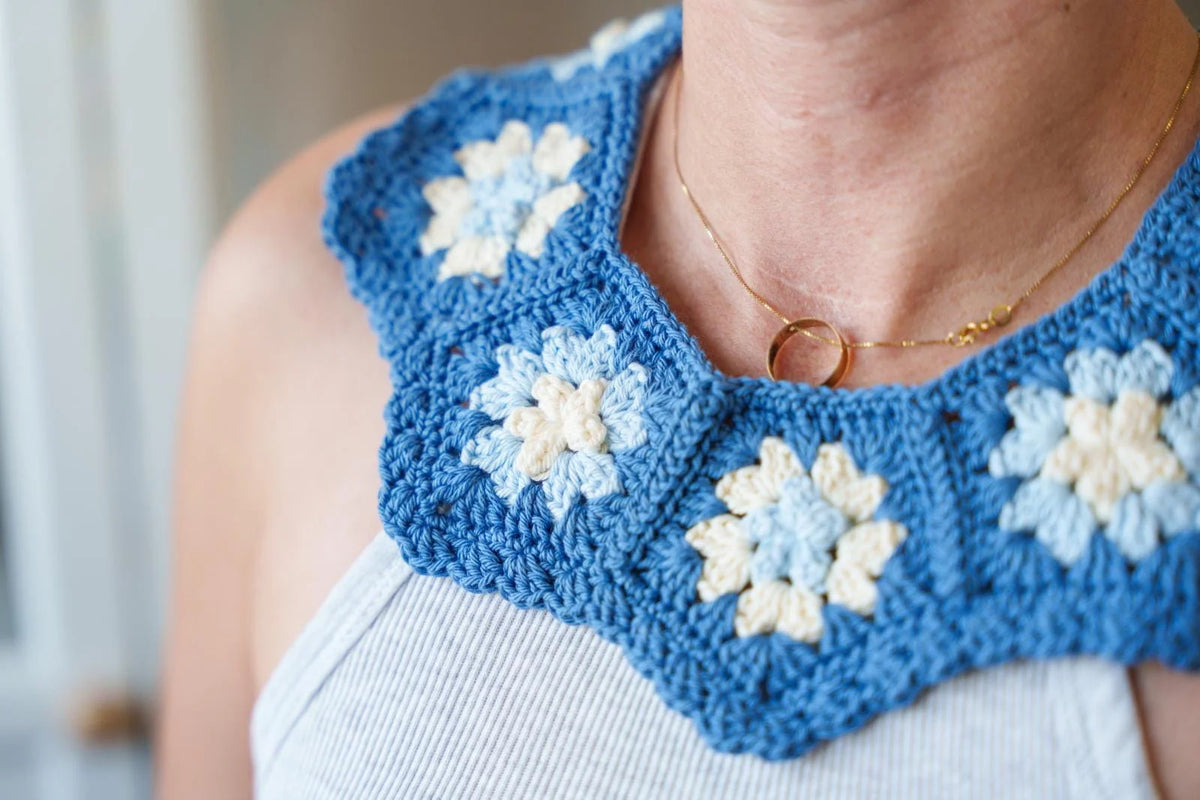 TALLER DE CROCHET - CUELLO DE GRANNY SQUARE 10 DE OCTUBRE