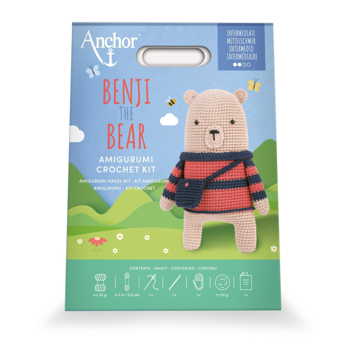 KIT AMIGURUMI - BENJI THE BEAR- ANCHOR