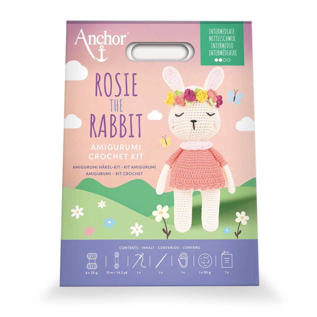 KIT AMIGURUMI -ROSIE THE RABBIT- ANCHOR