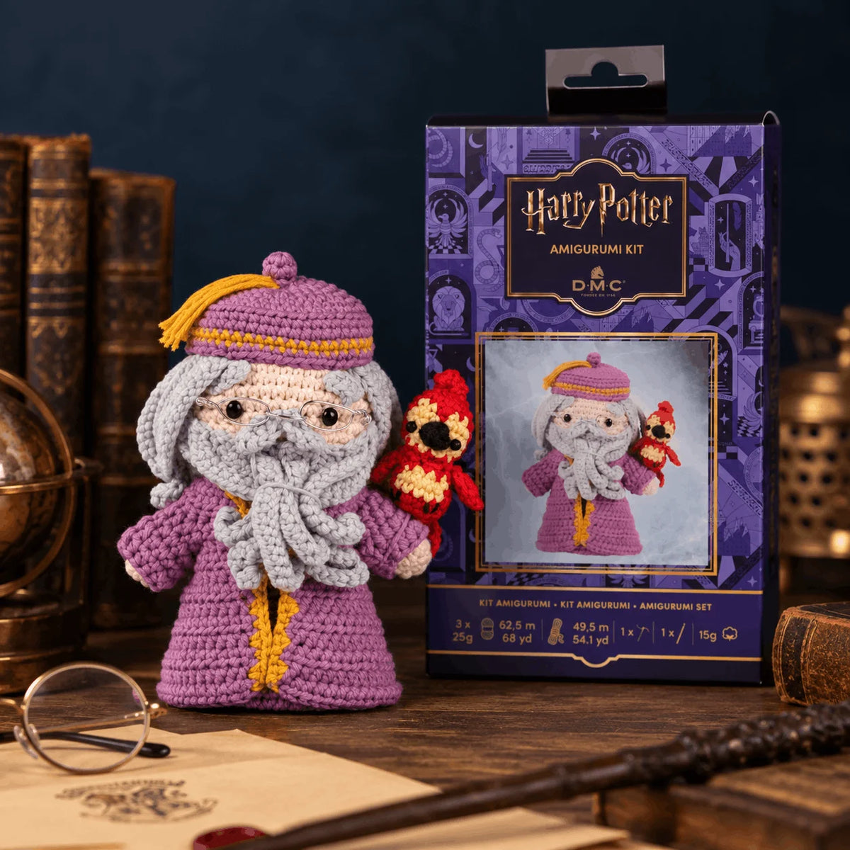 KIT AMIGURUMI HARRY POTTER DMC - DUMBLEDORE