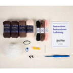 Contenido del kit de hagrid by DMC version amigurumi