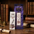 Kit de bordado Harry Potter Marcapáginas Hedwig de DMC con lechuza, carta, pluma y libros