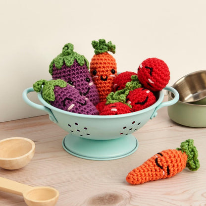 KIT DE AMIGURUMI - NUESTRAS AMIGAS LAS VERDURAS