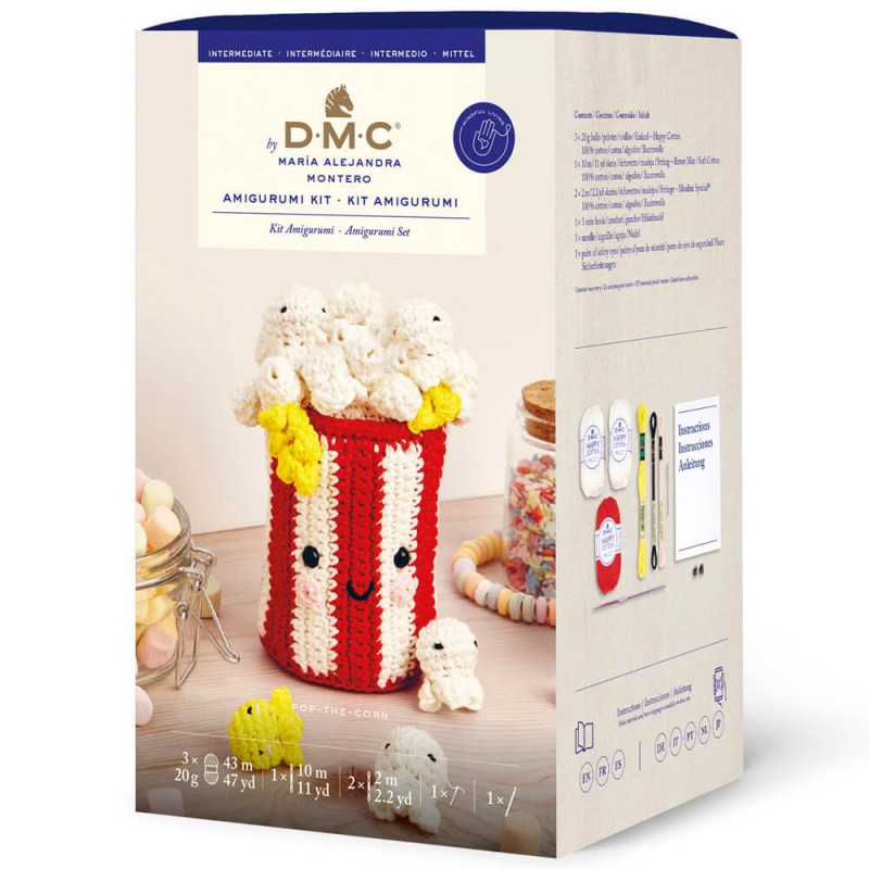KIT DE AMIGURUMI - PALOMITAS DE DMC