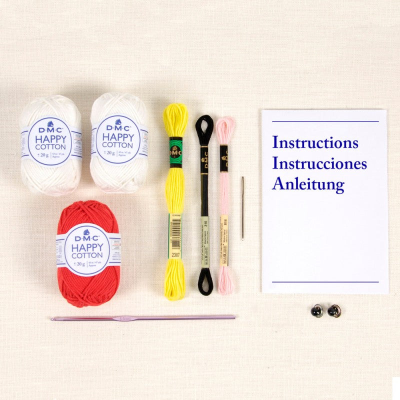 KIT DE AMIGURUMI - PALOMITAS DE DMC