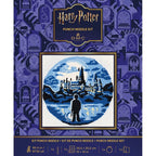 Kit punch needle DMC Harry Potter Castillo de Hogwarts con diseño terminado de 14 cm
