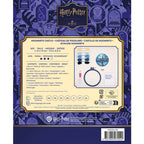 Parte trasera del kit DMC Harry Potter Castillo de Hogwarts con materiales, medidas e instrucciones