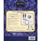 Parte trasera del kit DMC Harry Potter Coche Volador con contenido, medidas y nivel de dificultad